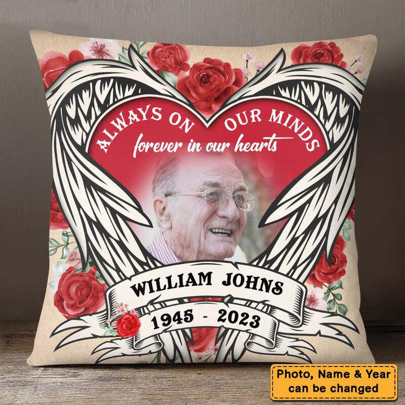 Memorial Gift Forever In Our Hearts Pillow