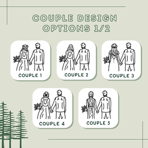 Personalized Outdoor Couple Gift-Married/Engage Fridge Magnet