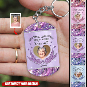 I Will Always Carry Mom With Me - Memorial Personalized Stainless Steel Keychain