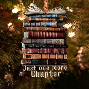 Just One More Chapter - Personalized  Acrylic Ornament