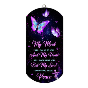 Memorial Gift Butterfly My Mind My Heart My Soul Wind Chimes