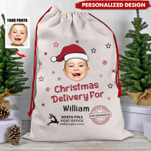 Personalized Custom Christmas Favor Bag-Christmas Delivery For Baby