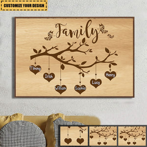 Personalized Family Canvas-Warm Family Wall Decorate