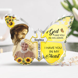 Custom Personalized Memorial Butterfly Acrylic Plaque