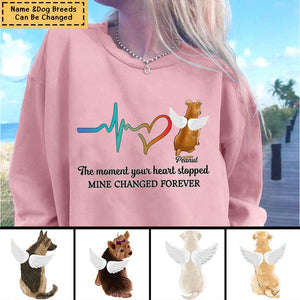 The Moment Your Heart Stopped - Personalized Sweatshirt