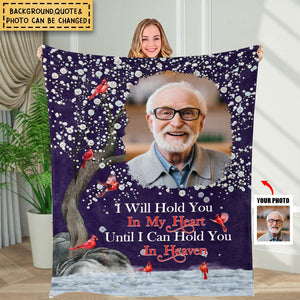 Custom Photo Our Love For You Will Never Cease Personalized Fleece Blanket