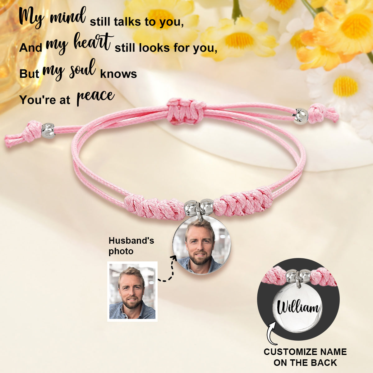 Personalized Custom Simple Fashion Bracelet-Upload Photo