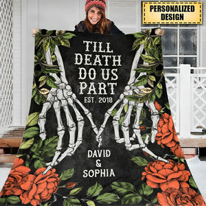 Till Death Do Us Part - Personalized Blanket