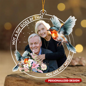 Although You Cannot See Me I'm Always With You-Personalized Memorial Ornament