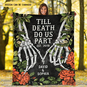 Till Death Do Us Part - Personalized Blanket