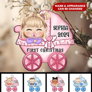 Baby’s First Christmas – Personalized Acrylic Ornaments