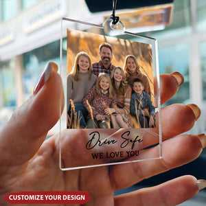 Personalized Upload Photo Acrylic Car Ornament