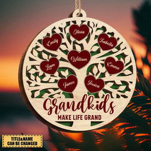 Personalized Wooden Ornaments - Engraved Gifts For Your Family