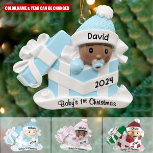 Baby's 1st Christmas Ornament - Gift For New Baby