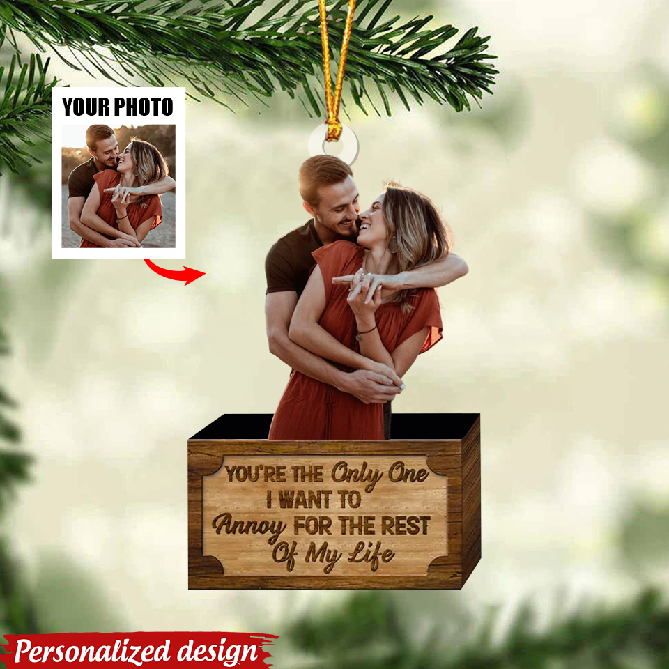 Personalized Custom Photo Mica Ornament - pixisid