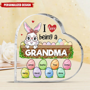 I Love Being A Grandma-Personalized Acrylic Plaque-Gift For Grandma