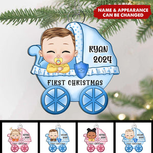 Baby’s First Christmas – Personalized Acrylic Ornaments