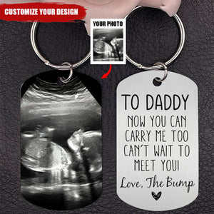 Now You Can Carry Me Too-Personalized Aluminum Keychain Gift for Lover or Family