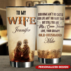 I Was Yours Since The Moment I Saw You-Personalized Couple Tumbler Cup