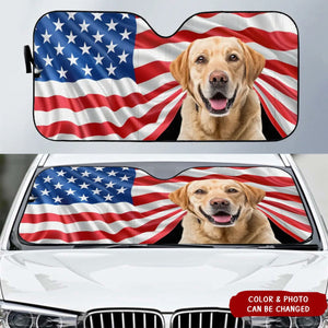 Custom Photo Car Sun Shade -Personalized  Gift For Pet Lovers