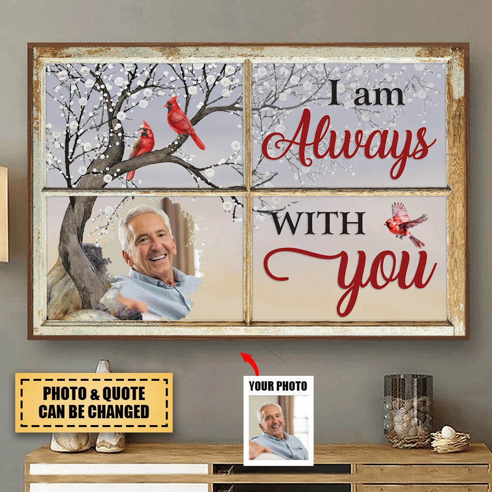 Those We Love Don't Go Away - Personalized Photo Canvas