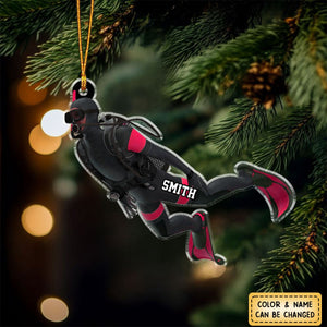 Personalized Scuba Diving Shaped Ornament – Gifts For Scuba Divers