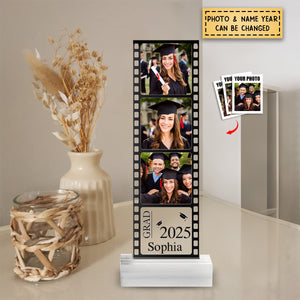 Graduation Gift, Seniors, Highschool, College Gift - Custom Acrylic Photo Film Strip