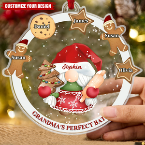 Custom Gingerbread Christmas Ornament , Grandma 's Perfect Batch