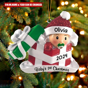 Baby's 1st Christmas Ornament - Gift For New Baby