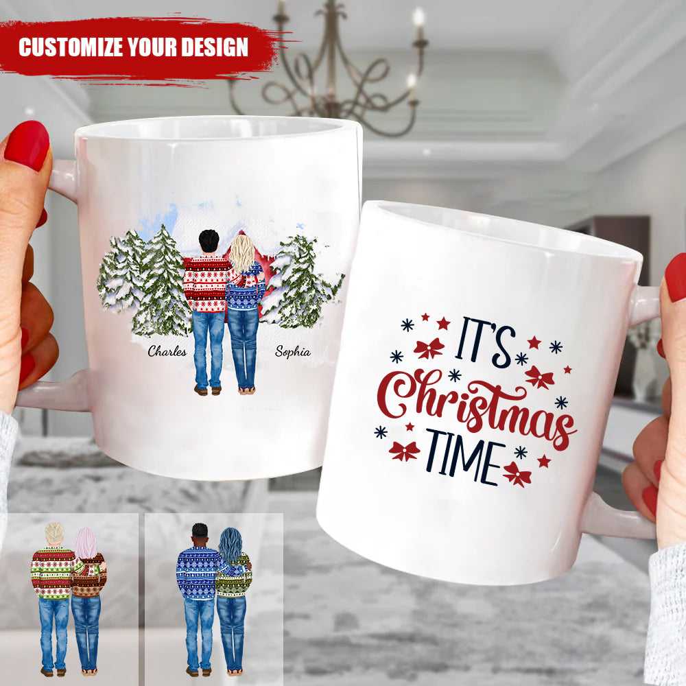 It's Christmas Time Personalized Mug-Gift For Couple