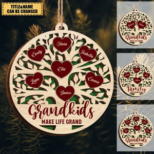 Personalized Wooden Ornaments - Engraved Gifts For Your Family