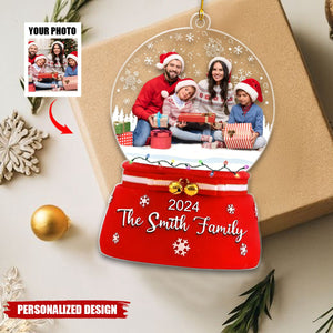 Family, Siblings, Friends Christmas Personalized Ornament With Photo