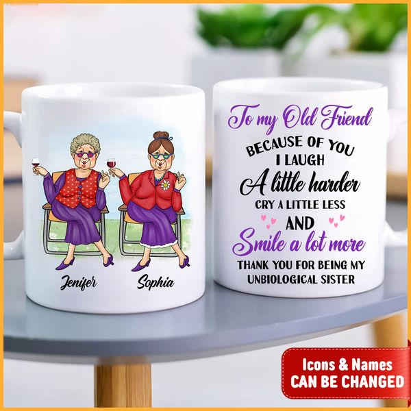 Gift for Friends Smile A Lot More Mug