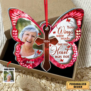 Personalized Custom Acrylic Butterfly Ornaments-Upload Photo