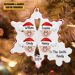 Grandkids Christmas Ornament Personalized 2024 - Our Grandchildren Gift