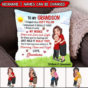 To My Granddaughter Grandson Adorable Gift For Grandchildren Personalized Pillow