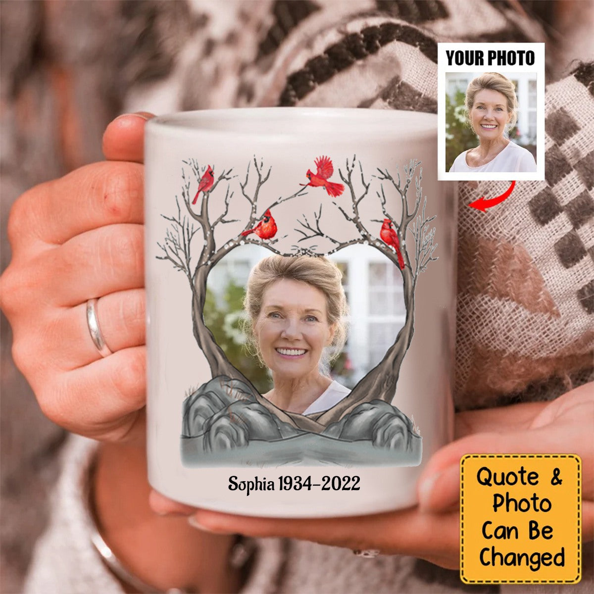 I Am Always With You Memorial Gifts - Personalized Photo Mug