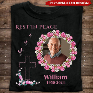 Personalized Rest in Peace Memorial T-Shirt