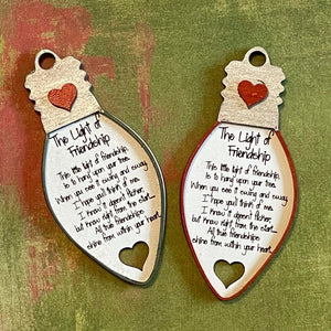 The Light of Friendship Ornament Gift