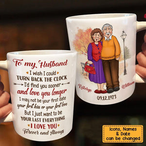 Wedding Anniversary Gifts For Old Couples Husband Wife Mug