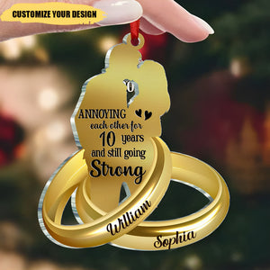 Couple - God Blessed The Broken Road That Led Me Straight To You - Personalized Ornament