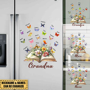 Gift For Grandma Butterflies Sticker