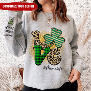 Love Grandmalife With Lucky Charms Personalized Sweatshirt
