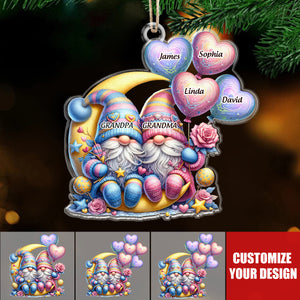 Adorable Santa Claus -Personalised Family Christmas Ornament