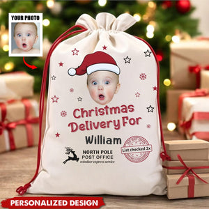 Personalized Custom Christmas Favor Bag-Christmas Delivery For Baby