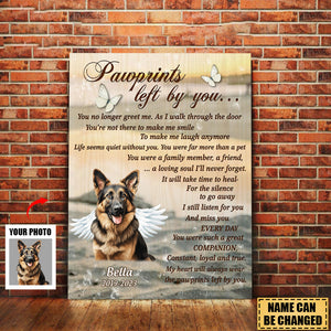 Custom Personalized Memorial Dog Poster - Memorial Gift For Dog Owner