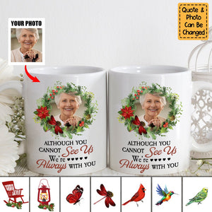 I'm Always With You Memorial Gifts - Personalized Photo Mug