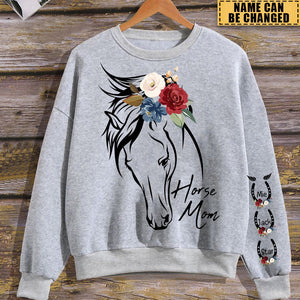 Horse Mom - Personalized Sweatshirt