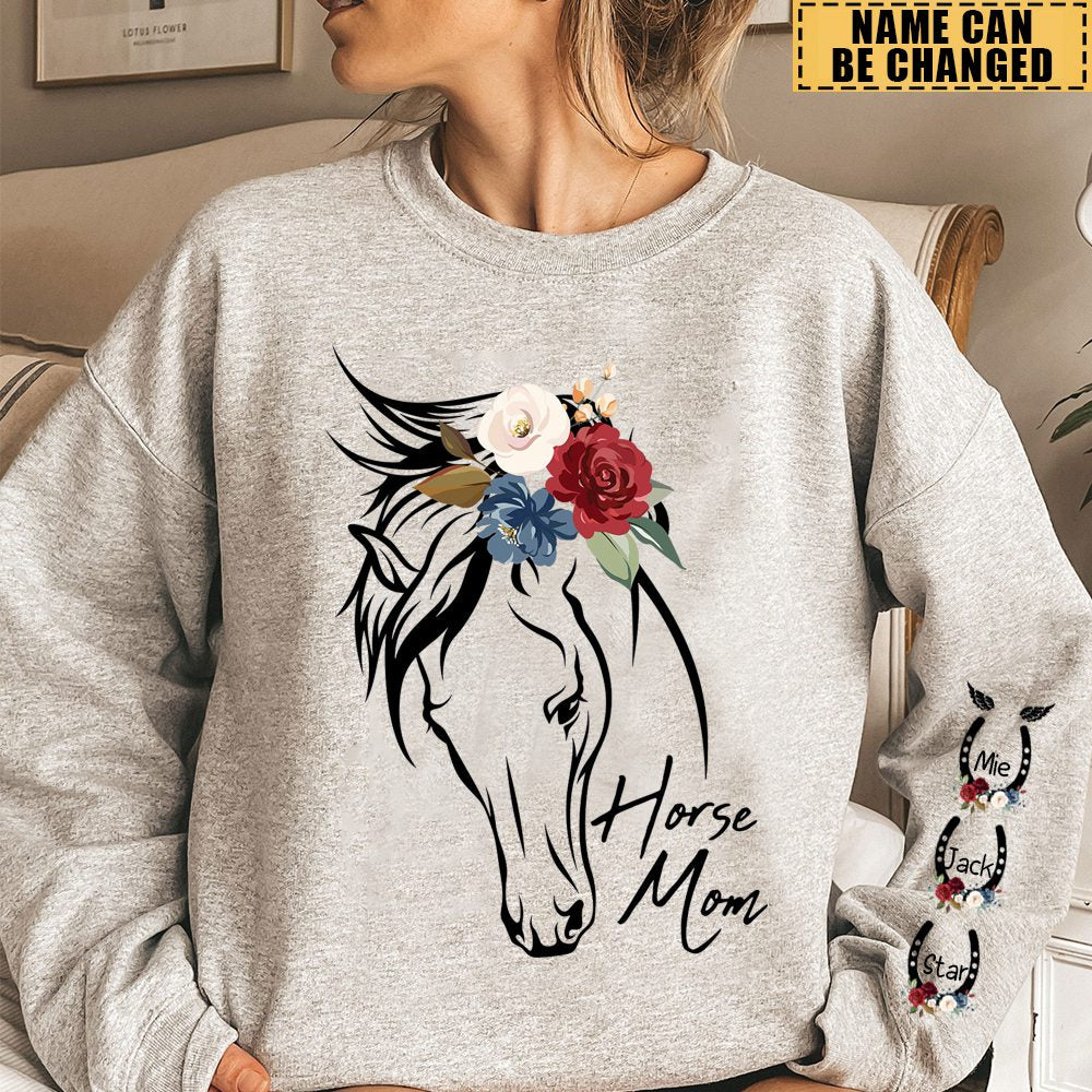 Horse Mom - Personalized Sweatshirt