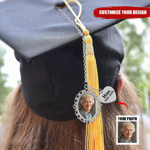 Personalized Graduation Memorial Gift Photo Tassel Charm 16673